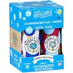 4 Pack Aluminum Refillable Bubble Bottles