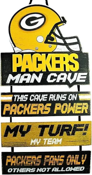 Green Bay Packers Man Cave Sign