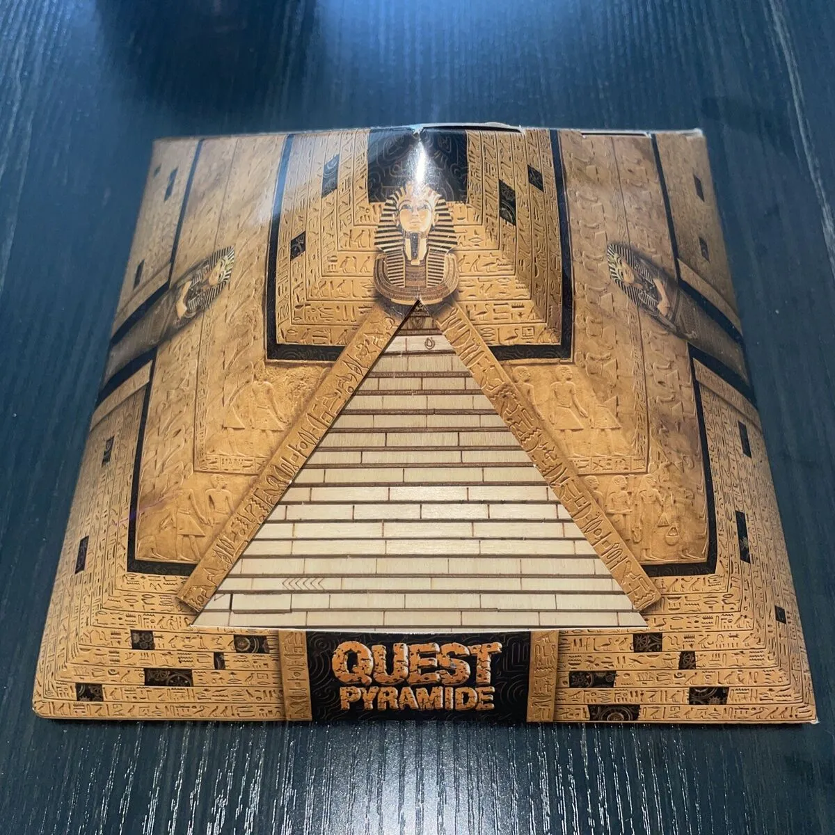 ESC WELT Quest Pyramid Puzzle Box - Escape Room in a Box - Brain Teaser Puzzle for Adults & Teenagers - Puzzle Box with Hidden Compartment - 3D Puzzle for Adults - Wooden Puzzle for Family Games