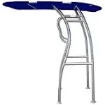 Dolphin Pro2 T-Top, Black or Navy Blue Canopy, Anodized, Black, or White Powder Coat