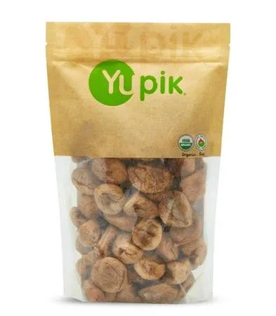 Yupik Organic Natural Figs, 2.2 lb, Gluten-Free, Non-GMO, Vegan, Whole Dried Fruits, Naturally Sweet, No Sulphites, No Added Sugar, Good Source of Fiber, Healthy Snacks, Ideal for Baking