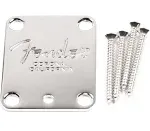 Fender 4-Bolt American Series Guitar Neck Plate, Chrome