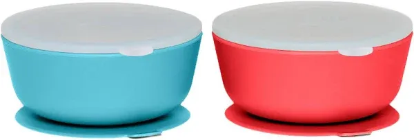 WeeSprout Suction Bowls for Baby & Toddlers (Set of 2)