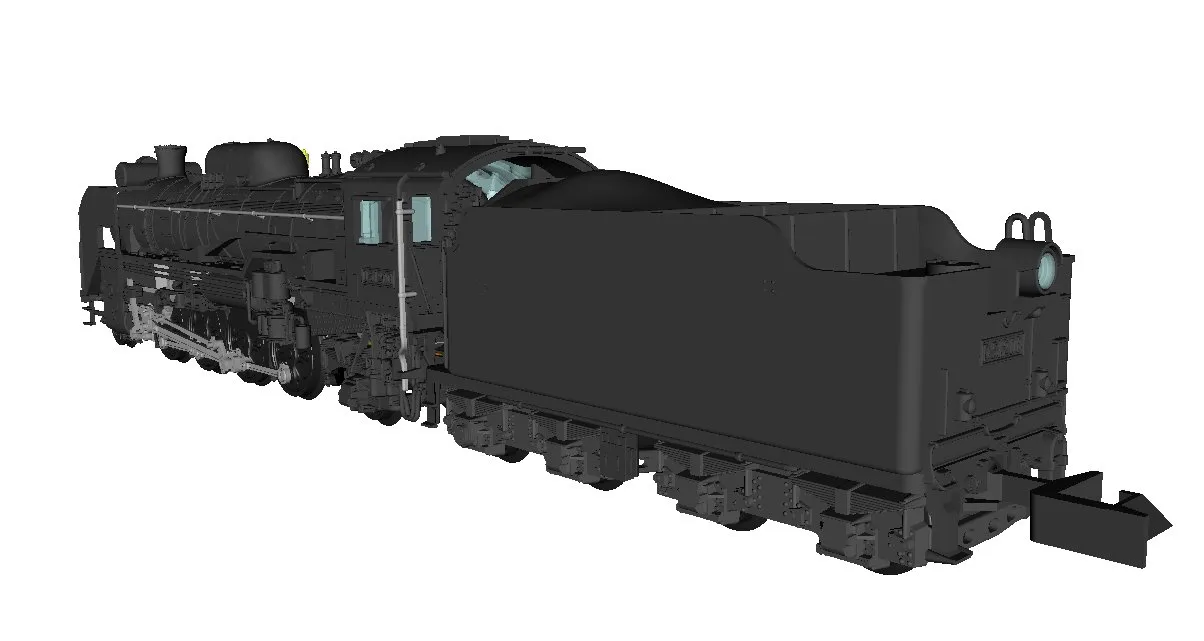 Kato N Scale D51 200 Steam Locomotive