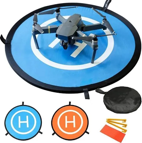 Drone Landing Pad, 30"/75cm Waterproof Portable Foldable Helipad Helicopter M