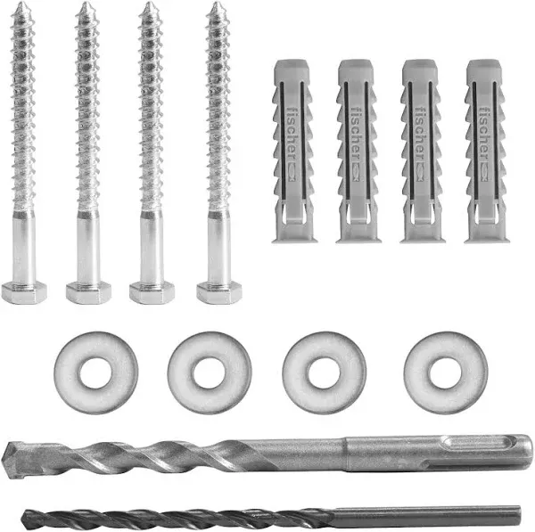 Mount-It! TV Mount Lag Screw & Drill Bit Kit