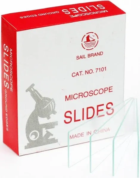 AmScope 72 Pre-Cleaned Blank Microscope Slides