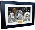 Kitbags & Lockers 12x8 A4 Christiano Ronaldo Real Madrid Celebration Autographed Photo photograph Picture Frame Football Soccer Poster Gift