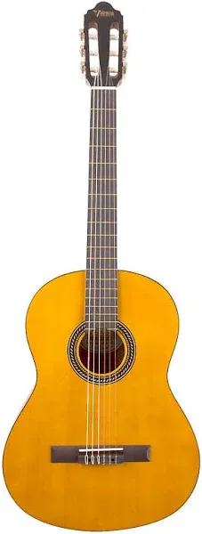 Valencia VC204H Hybrid Neck Classical Guitar Natural