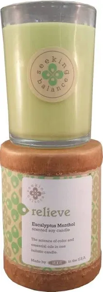 Root Scented Seeking Balance Relieve Candle