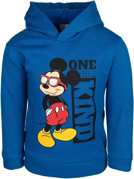 Disney Mickey Mouse Boys Fleece Pullover Hoodie Infant to Big Kids