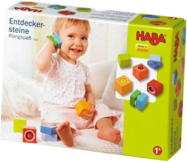 HABA Fun with Sounds Wooden Discovery Blocks