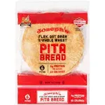 Joseph's Flax Oat Bran & Whole Wheat Pita Bread 6 Count - 8 Oz