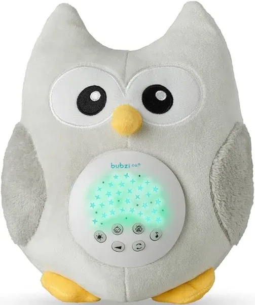 Bubzi Co Baby & Toddler White Noise Sound Machine Sleep Aid Night Light