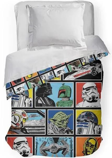 Jay Franco & Sons Star Wars Classic Grid Full Comforter