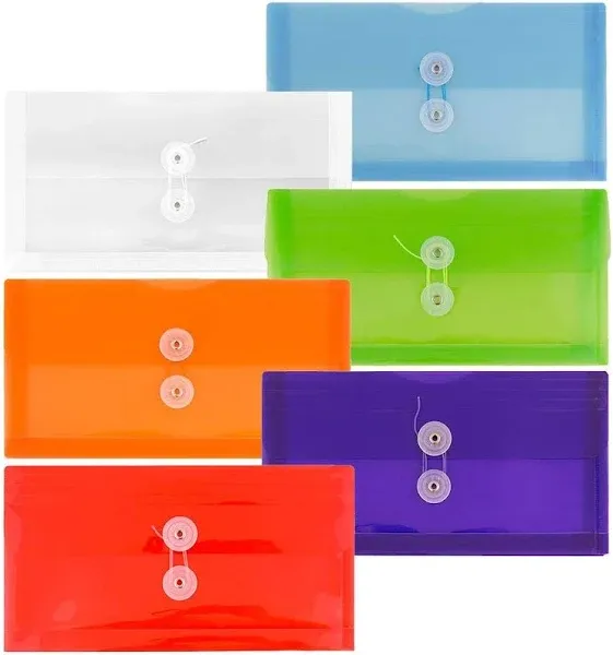 JAM Paper Plastic Envelopes