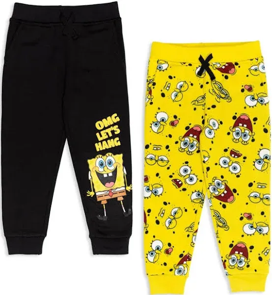 SpongeBob SquarePants Patrick Star Fleece 2 Pack Jogger Pants