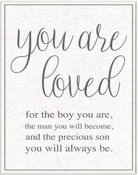 Stupell Industries You Are Loved Wall Plaque Art