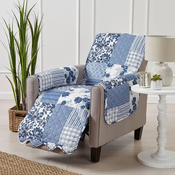 Patchwork Reversible Recliner Pet Furniture Protector Slipcover Winston Porter Fabric