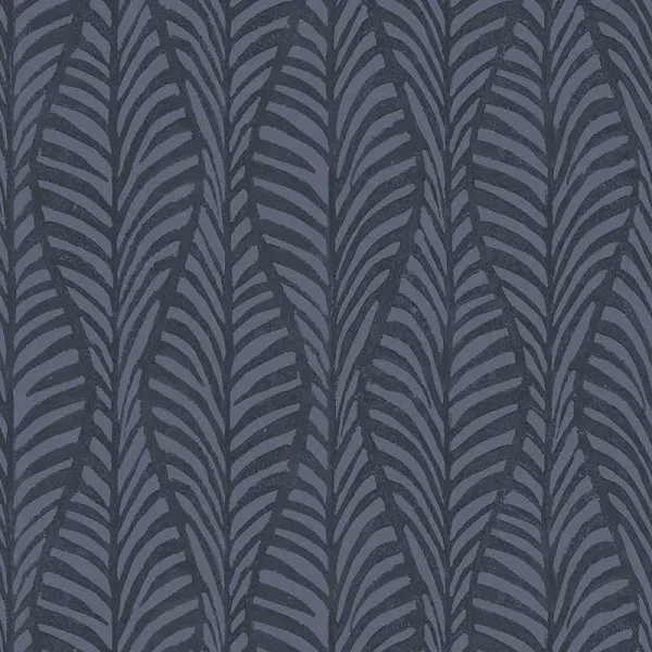 Tempaper Block Print Leaves Peel and Stick Wallpaper