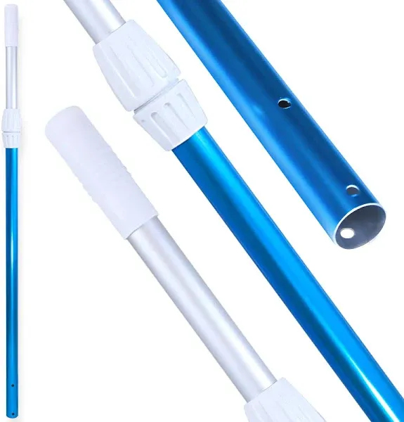 Swimline Anodized Outside Cam Telescopic Pool Pole