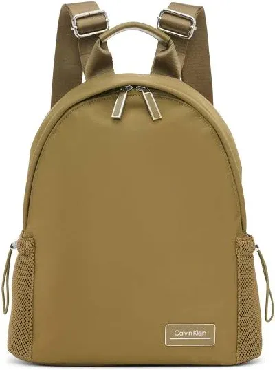 Calvin Klein Jessie Mesh Side Pocket Nylon Backpack