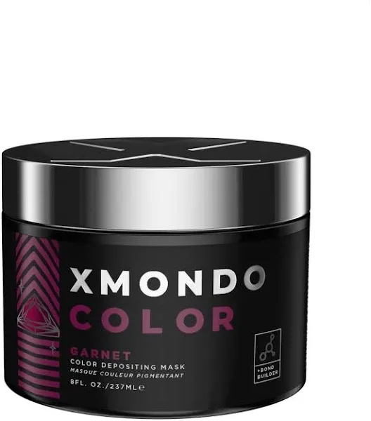 XMONDO Color Amber Depositing Mask & Semi-Permanent Red Hair Dye | Infused with Bond Booster Technology & Hyaluronic Acid for Nourishment, Revitalization & Repair, Vegan Formula, 8 Fl Oz 1-Pack