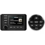 Kicker KMC4 Dual-Zone Marine Digital Media Gauge Receiver w/Bluetooth/USB+Remote