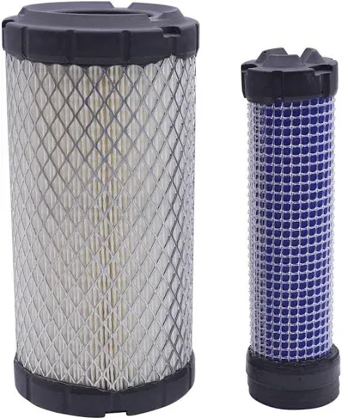 BOLEWIN Inner & Outer Air Filters Set M113621 M123378,Air Filter Element Compatible with 1023e 1026r 1200 1720 1725 2030a 2210 2500,Replaces Kawasaki