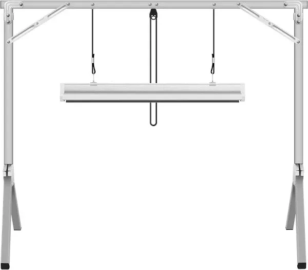 iPower 6400K T5 Fluorescent Grow Light System with Foldable Stand Rack