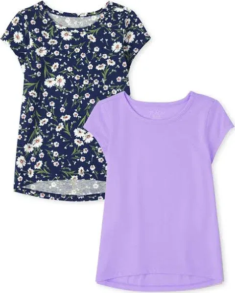 The Children's Place Girls Printed and Solid Short Sleeve T-Shirts