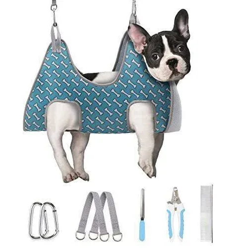 Supet Dog Grooming Hammock for Small Dogs Cat