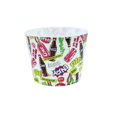 Tablecraft CC401 Coca-Cola Popcorn/Snack Bucket "Pop!", Red