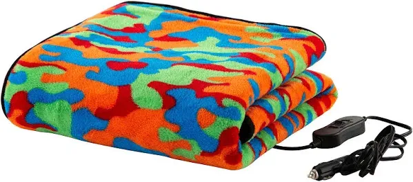 Stalwart Multi Camo Heated Blanket