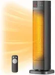 PELONIS 23" 1500-Watt Digital Ceramic Tower Heater with Remote