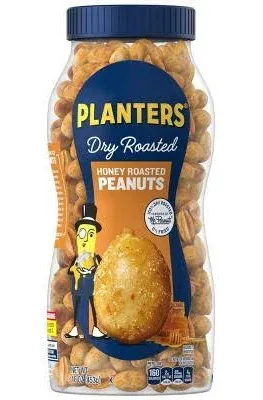 Planters Honey Roasted Peanuts 16 oz