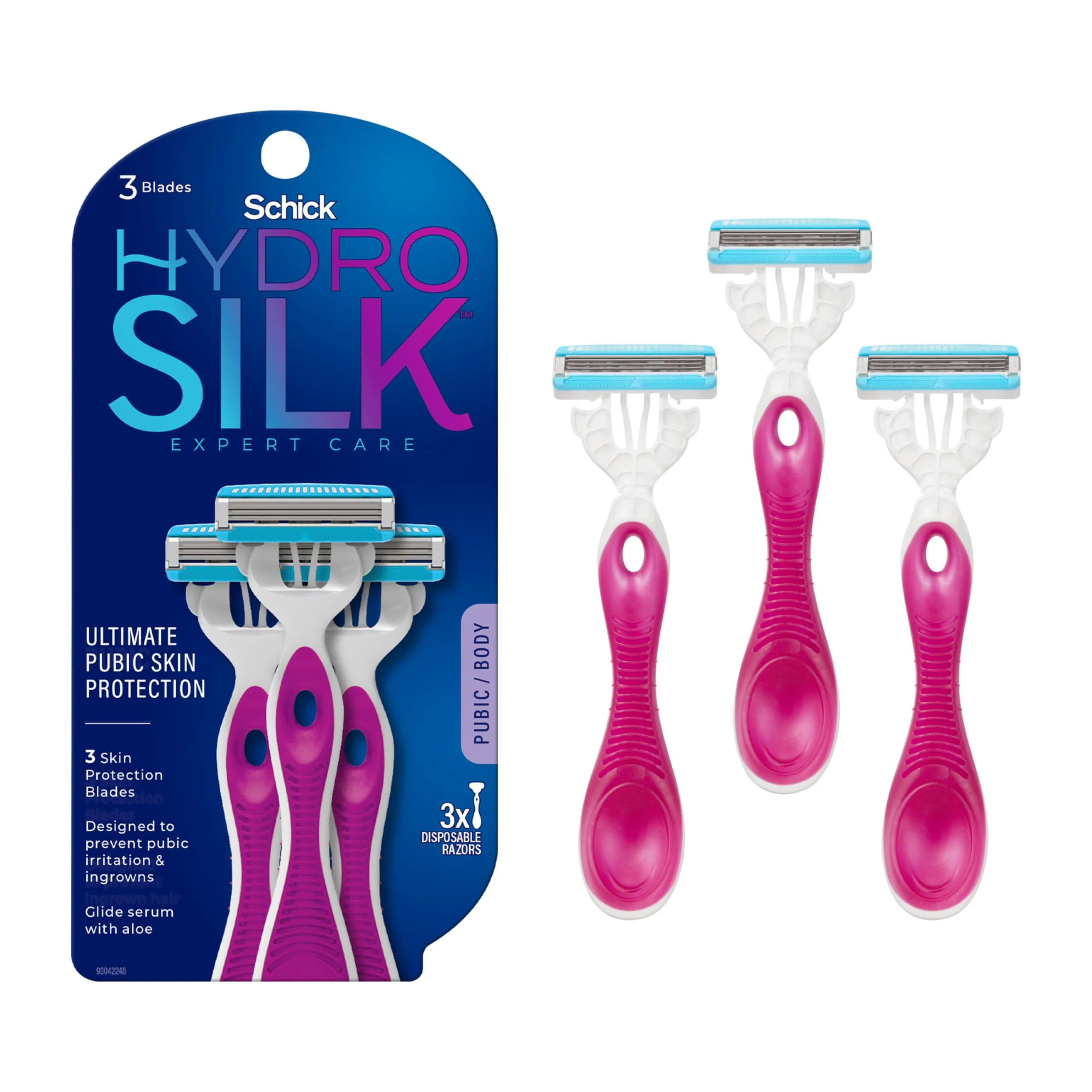 Schick Hydro Silk Ultimate Pubic Skin Protection Disposable Razors