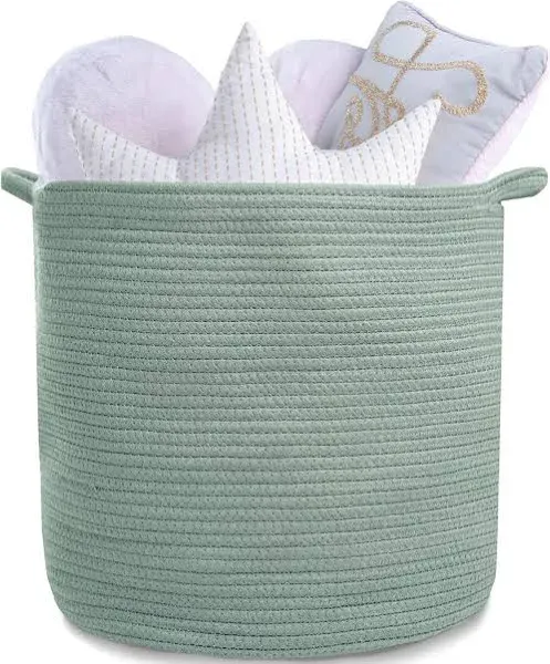 Stylish 44-Liter Storage Basket - Perfect Baby Shower Gift - Lily Pad Color