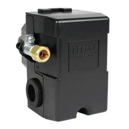 Phoenix Pressure Control 69MB7LY2C 95/125 psi 4-Port Air Compressor Switch w/ Unloader Valve & Auto