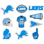 FOCO NFL unisex-adult NFL Team Logo Officially Licensed 10-Pack Charms for Clogs Shoes Bracelet