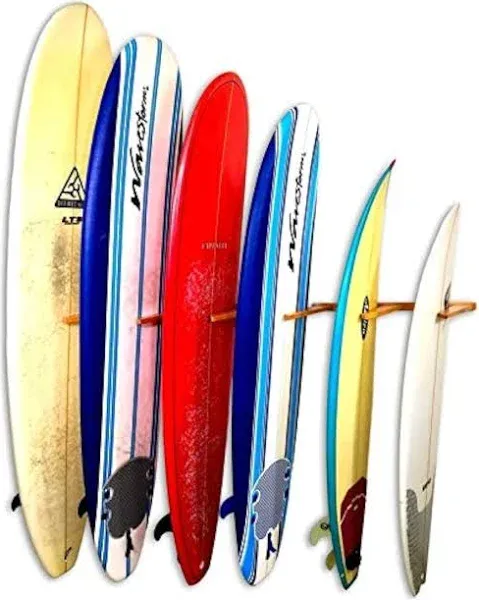 Holden Beach Surfboard Storage Vertical Wood Rack