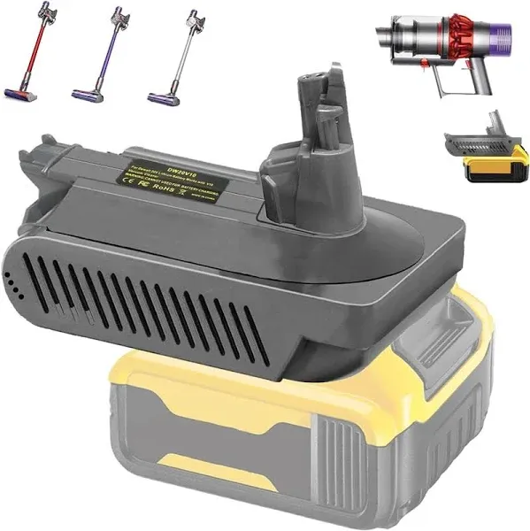 Upgrade for Dyson V10 Battery Adapter Replacement, for Dewalt 20V Battery Work for Dyson V10 SV12 Series Vacuum Cleaner (Adapter only)