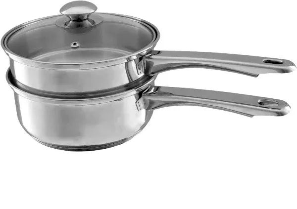 Classic Cuisine 2-in-1 Stainless Steel Boiler & Sauce Pan