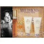 White Diamonds by Elizabeth Taylor 4 Piece Gift Set Women (with 1.7oz)