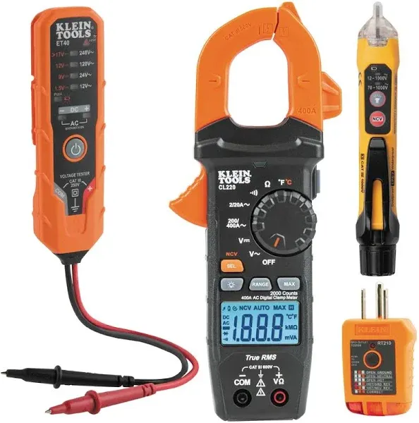 Klein Tools CL220VP: CAT III 600V Premium Meter Electrical Test Kit (NEW)