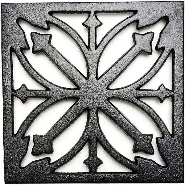 Sungmor Heavy Duty Cast Iron Square Metal Trivet