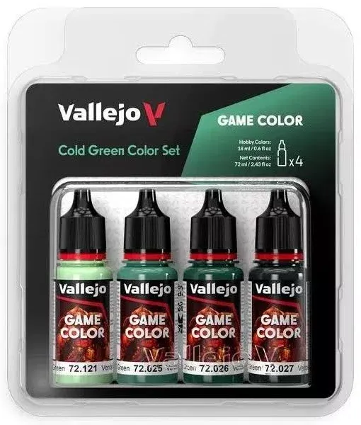 Vallejo Game Color Cold Green Color Set