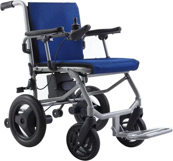 Rubicon DX04 World's Lightest (only 30lbs) Foldable Electric Wheelchair - Travel Size - Airline Approved - User Friendly - 10 mi Cruise Range - Ships from USA - Serviced in USA