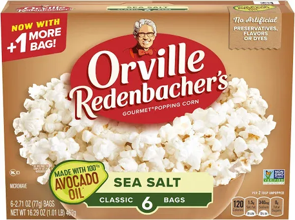 Orville Redenbacher's Avocado Oil Microwave Popcorn