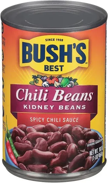 Bush's Best Spicy Dark Red Chili Beans